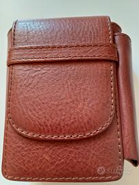 Portasigarette in pelle vintage