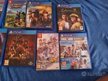giochi PS4/PS5 e nintendo switch