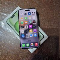 iPhone 15 plus 128gb green 11 mesi e mezzo di vita