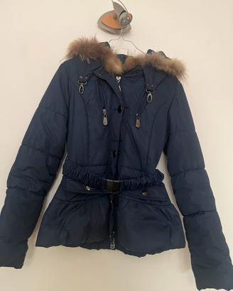 Piumino corto blu