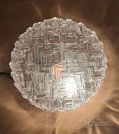 LAMPADA TONDA VINTAGE DA SOFFITTO O DA PARETE