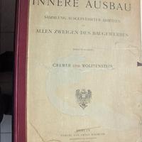 Cartelle Architettura tedesca rarità XIX sec