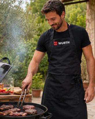 Grembiule WURTH per grigliate e Barbecue Grembiule