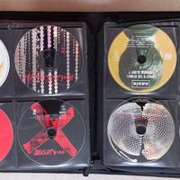 custodia porta 128 CD con manico e 56 CD originali