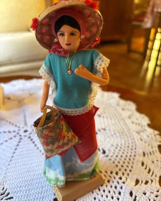 Bambola etnica da collezione asia anni 70 /80