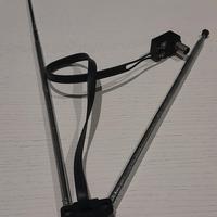 Antenna a baffo telescopica per TV portatile