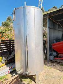 Cisterna olio acciaio inox