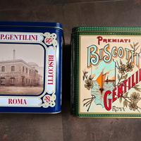 2 scatole in alluminio/latta
