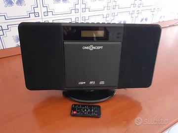 Radio FM, CD, Mp3, USB, Audio In, Cuffie