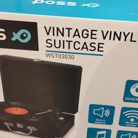 Giradischi a Valigetta Poss  Bluetooth MP3 NUOVO!!