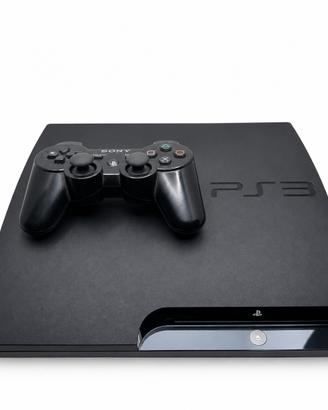 Sony PS3 Slim, 320 GB, Charcoal black, completa