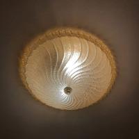 Plafoniera da soffitto in vetro di Murano