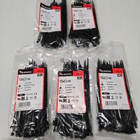 fascette elettricista nere 135x2,5 mm 500pz