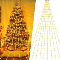 NUOVI Luci Albero di Natale LED 2,8 Metri 10 Fili