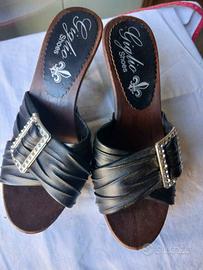 zoccoli artigianali da donna Giglio Shoes