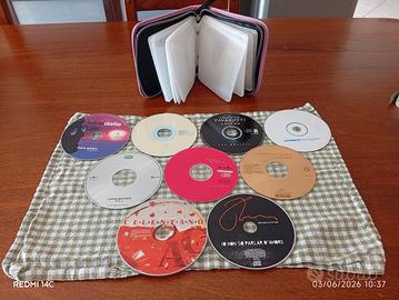 Lotto 9 CD e custodia per CD.