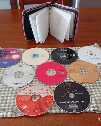 Lotto 9 CD e custodia per CD.