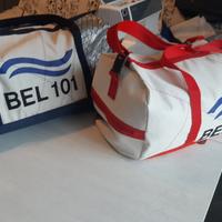Borse sportive in vela riciclata