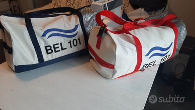 Borse sportive in vela riciclata