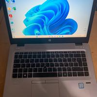 Notebook portatile HP intel I5, ssd 500, ram 8 gb