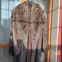 Pelliccia canadese vintage stile procione anni 90