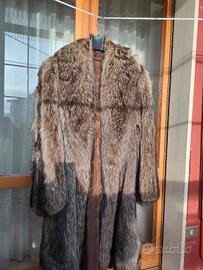 Pelliccia canadese vintage stile procione anni 90