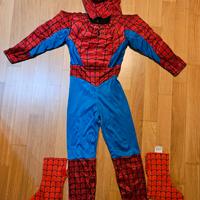 Vestito carnevale Spiderman con i muscoli reversib