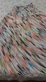 Gonna lunga plissettata multicolor Class