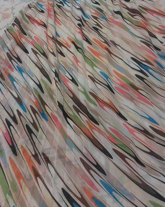 Gonna lunga plissettata multicolor Class