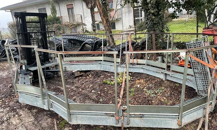 S25 Piattaforma raccolta per escavatore o muletto