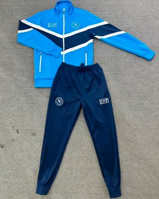 EA7 Tuta Ufficiale NAPOLI mod POLYSTRETCH 2025/26
