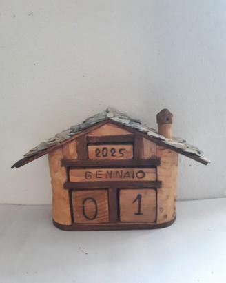 Calendario a forma di casetta
