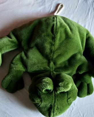 Morbida ranocchia porta borsa dell'acqua calda