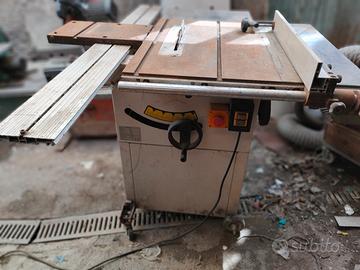 Kit Falegnameria Sega Circolare 2200W + Aspiratore