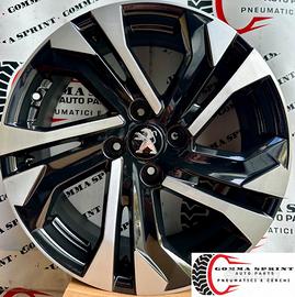 4 CERCHI IN LEGA ORIGINALI RAGGIO 17 PEUGEOT 2008