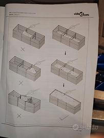 fioriera Letto Rialzato Giardino  in Acc