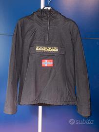 Napapijri Rainforest Jacket nera con Cappuccio 