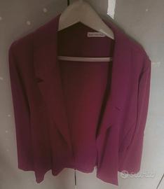 Blazer rosa antico elegante taglia L,veste grande 