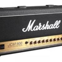 testata valvolare Marshall 100 watt+ cassa 