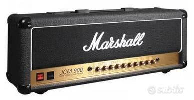 testata valvolare Marshall 100 watt+ cassa 