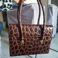 Borsa di coccodrillo vintage