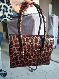 Borsa di coccodrillo vintage