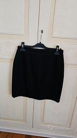 Gonna nera classica 100% lana benetton