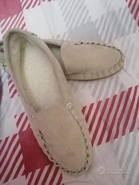 mocassino con pelo