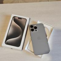 iPhone 15 pro max 256GB titanium naturale 