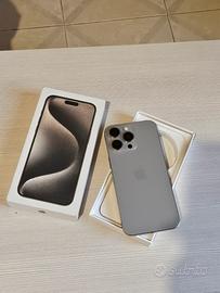 iPhone 15 pro max 256GB titanium naturale 