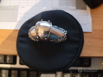 Anello con cerniera in argento 925