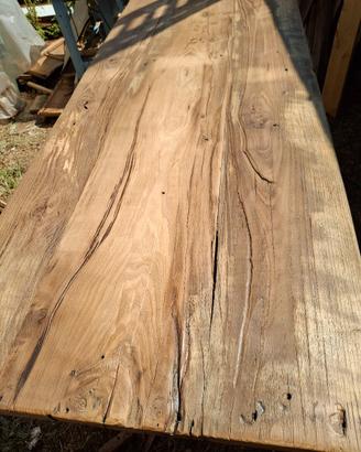tavoli e piani in legno antichi
