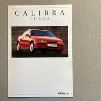 BROCHURE OPEL CALIBRA TURBO
