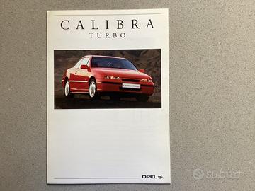 BROCHURE OPEL CALIBRA TURBO
